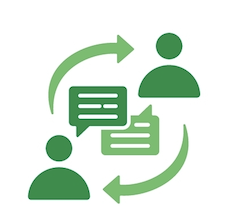 Icon Leiderschap & communicatie